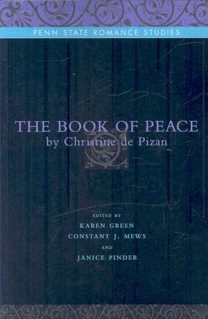 The Book of Peace – By Christine de Pizan de Karen Green