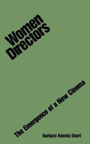 Women Directors de Barbara Quart