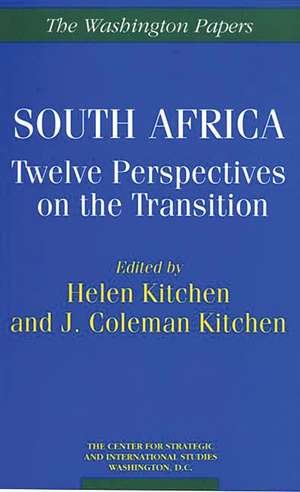 South Africa: Twelve Perspectives on the Transition de Helen Kitchen