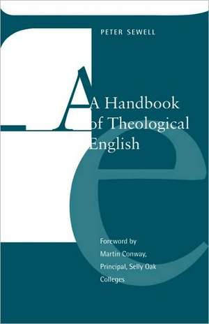 Handbook Of Theological English de Spck