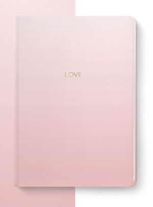 Spirit Stationery Hardback A5 Notebook – Pink Gradient de Spck Spck