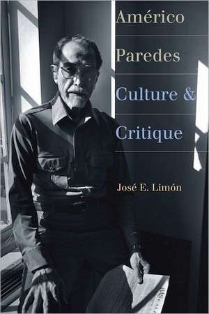 Americo Paredes de Jose Eduardo Limon