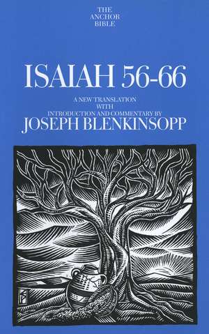 Isaiah 56-66 de Joseph Blenkinsopp