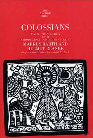 Colossians de Markus Barth