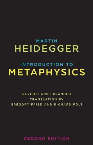 Introduction to Metaphysics de Martin Heidegger