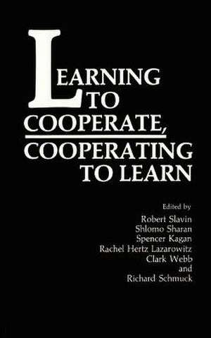 Learning to Cooperate, Cooperating to Learn de R. Hertz-Lazarowitz