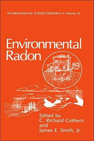 Environmental Radon de C.Richard Cothern