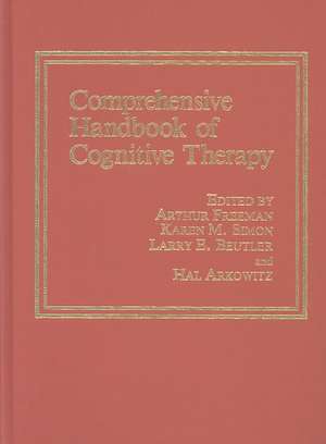 Comprehensive Handbook of Cognitive Therapy de Hal Arkowitz