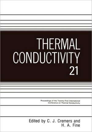 Thermal Conductivity de C.J. Cremers