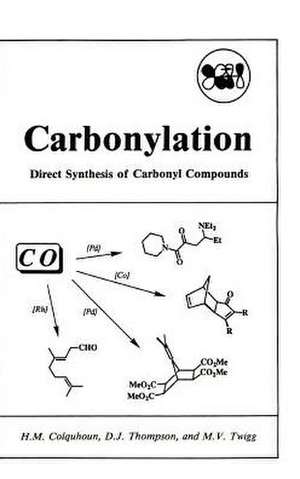 Carbonylation: Direct Synthesis of Carbonyl Compounds de H.M. Colquhoun