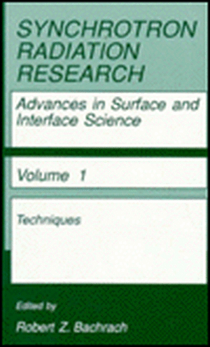 Synchrotron Radiation Research de R. Z. Bachrach