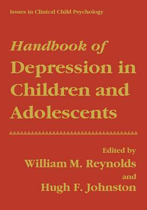 Handbook of Depression in Children and Adolescents de William M. Reynolds