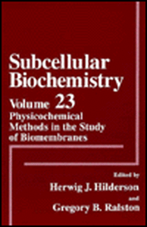 Physicochemical Methods in the Study of Biomembranes: A Structured Approach de G. B. Ralston