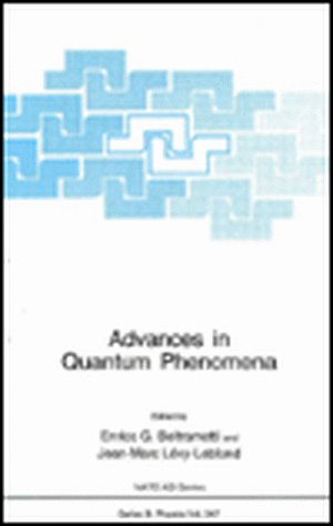 Advances in Quantum Phenomena de North Atlantic Treaty Organization