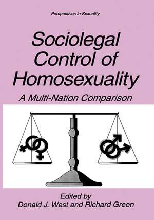 Sociolegal Control of Homosexuality: A Multi-Nation Comparison de Donald J. West