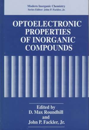 Optoelectronic Properties of Inorganic Compounds de D. Max Roundhill