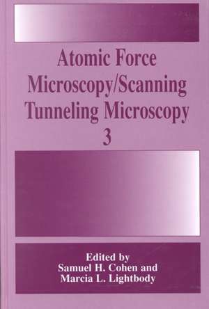 Atomic Force Microscopy/Scanning Tunneling Microscopy 3 de Samuel H. Cohen