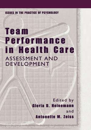 Team Performance in Health Care: Assessment and Development de Gloria D. Heinemann