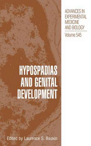 Hypospadias and Genital Development: Answers to Study Questions de Laurence S. Baskin