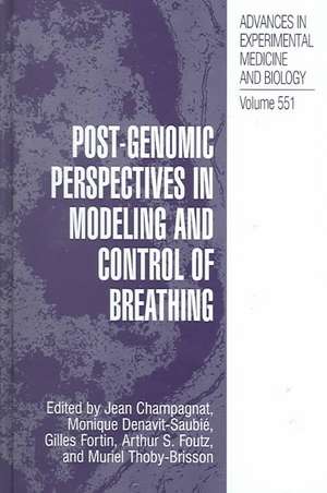 Post-Genomic Perspectives in Modeling and Control of Breathing de Jean Champagnat