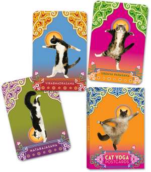 Cat Yoga Postcards de Rick Tillotson