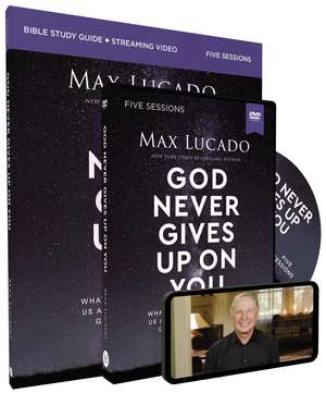 God Never Gives Up on You Study Guide with DVD: What Jacob’s Story Teaches Us About Grace, Mercy, and God’s Relentless Love de Max Lucado