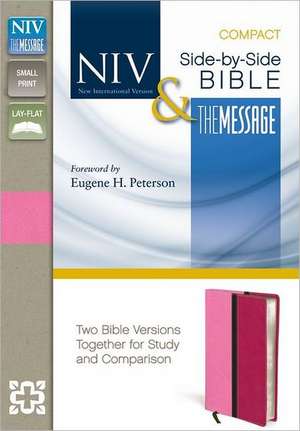 Side-By-Side Bible-PR-NIV/MS Compact: Two Bible Versions Together for Study and Comparison de Zondervan Bibles