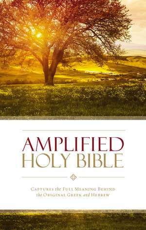 Amplified Holy Bible, Hardcover: Captures the Full Meaning Behind the Original Greek and Hebrew de Zondervan