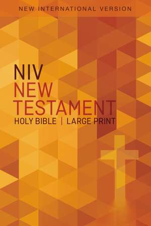 NIV, Outreach New Testament, Large Print, Paperback de Zondervan