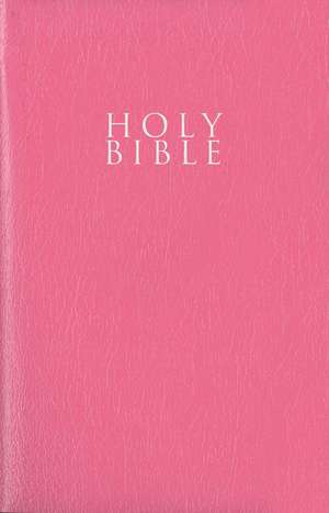 NIV, Gift and Award Bible, Leather-Look, Pink, Red Letter, Comfort Print de Zondervan