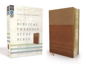 NIV, Biblical Theology Study Bible (Trace the Themes of Scripture), Leathersoft, Tan/Brown, Thumb Indexed, Comfort Print: Follow God’s Redemptive Plan as It Unfolds throughout Scripture de D. A. Carson