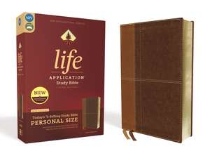 NIV, Life Application Study Bible, Third Edition, Personal Size, Leathersoft, Brown, Red Letter de Zondervan