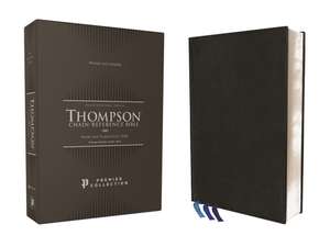 NIV, Thompson Chain-Reference Bible, Premium Goatskin Leather, Black, Premier Collection, Black Letter, Art Gilded Edges, Comfort Print de Dr. Frank Charles Thompson