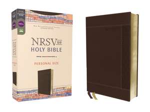 NRSVue, Holy Bible, Personal Size, Leathersoft, Brown, Comfort Print de Zondervan