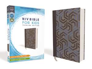 NIV, Bible for Kids, Cloth over Board, Blue, Red Letter, Comfort Print: Thinline Edition de Zondervan