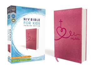 NIV, Bible for Kids, Leathersoft, Pink, Red Letter, Comfort Print: Thinline Edition de Zondervan