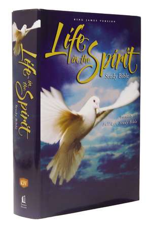 KJV, Life in the Spirit Study Bible, Hardcover, Red Letter: Formerly Full Life Study de Thomas Nelson