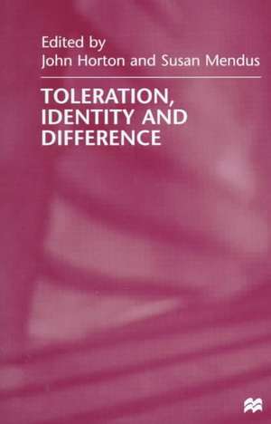 Toleration, Identity and Difference de Nana