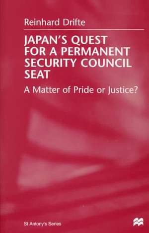 Japan's Quest For A Permanent Security Council Seat: A Matter of Pride or Justice? de Nana