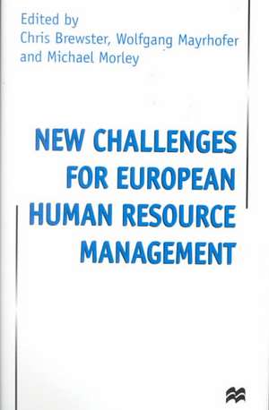 New Challenges for European Resource Management de C. Brewster