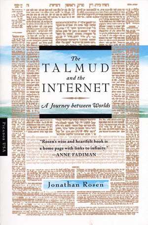 The Talmud and the Internet: A Journey Between Worlds de Jonathan Rosen