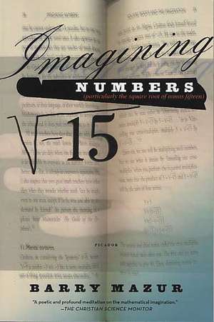 Imagining Numbers: (Particularly the Square Root of Minus Fifteen) de Barry Mazur