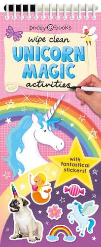 WIPE CLEAN ACTIVITIES UNICORN MAGIC de ROGER PRIDDY