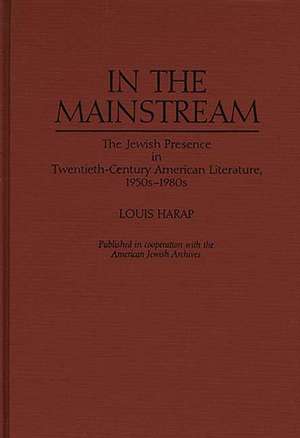 In the Mainstream de Louis Harap