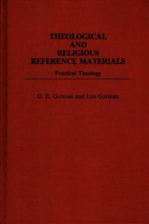 Theological and Religious Reference Materials: Practical Theology de Professor Gorman, G. E.