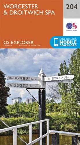 Ordnance Survey: Worcester and Droitwich Spa