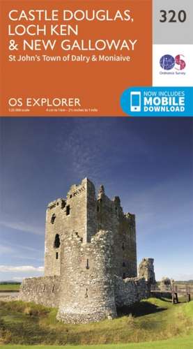 Ordnance Survey: Castle Douglas, Loch Ken and New Galloway