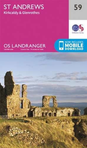 St Andrews, Kirkcaldy & Glenrothes de Ordnance Survey