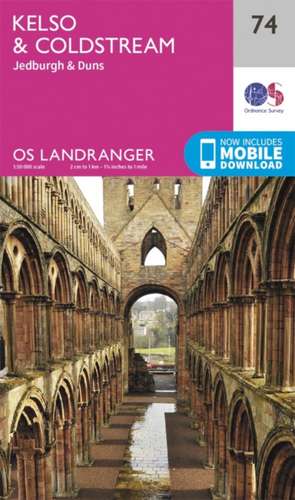 Kelso & Coldstream, Jedburgh & Duns de Ordnance Survey