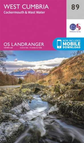 West Cumbria, Cockermouth & Wast Water de Ordnance Survey